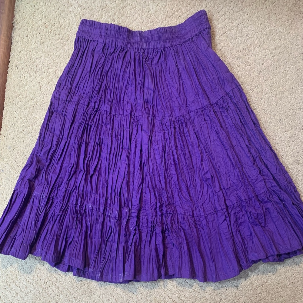 Vintage Mine and Bill’s Outfitters purple mini broomstick western skirt